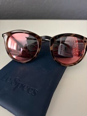 LeSpecs Tortoiseshell Round Sunglasses NWT